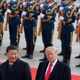 Trump and Chinese President Xi Jinping pictured at the Great Hall in Beijing on November 9th, 2017. Photo: AP